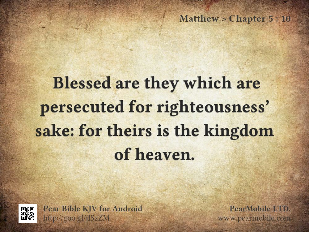 Matthew, Chapter 5:10